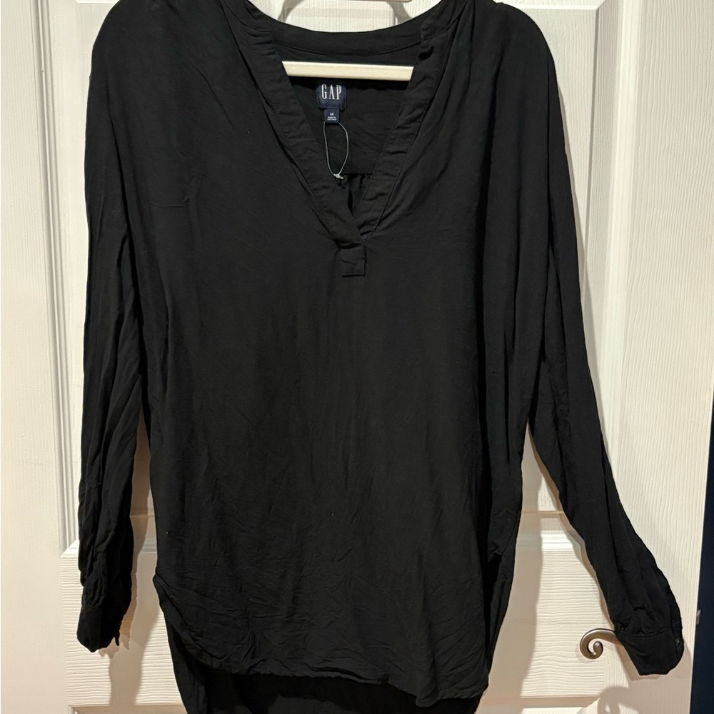GAP Women's Elegant Black Blouse